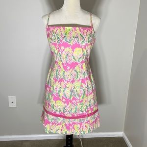 LILLY PULITZER DRESS, THIN STRAPS, LIKE NEW, SUMMERY